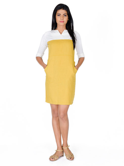 Yellow Linen Dress / Women Molly Sri Lanka