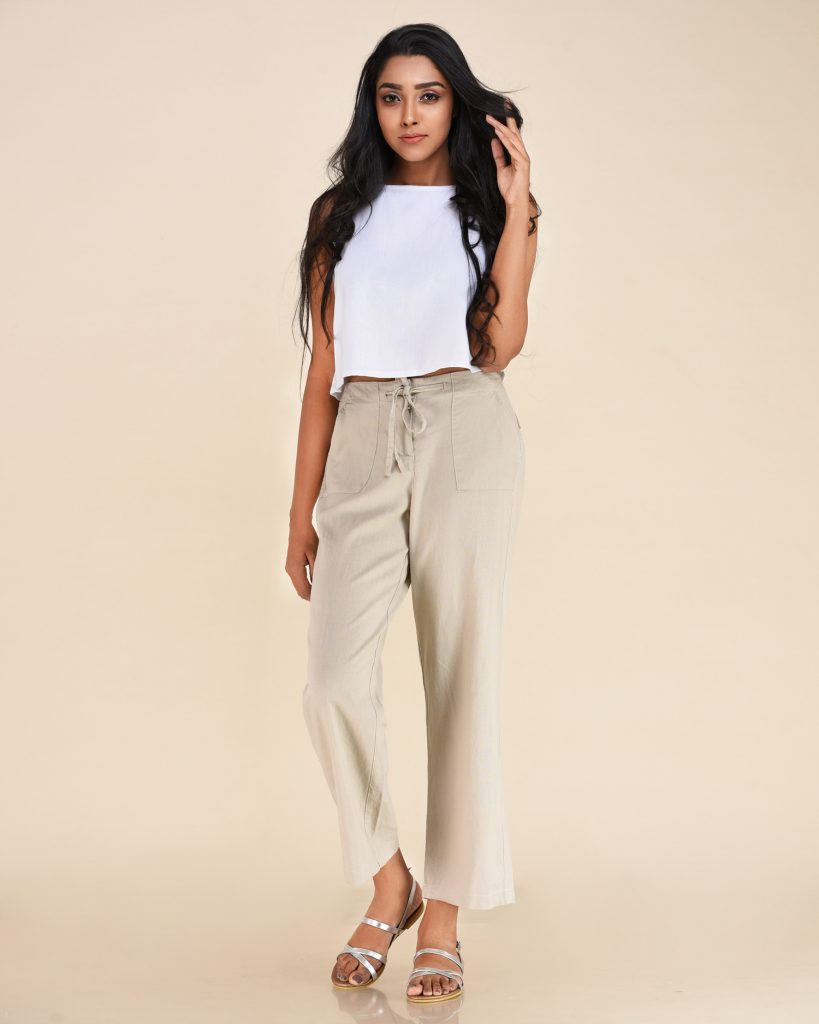 Stripe Linen Pant (Women / Pants) Molly Sri Lanka