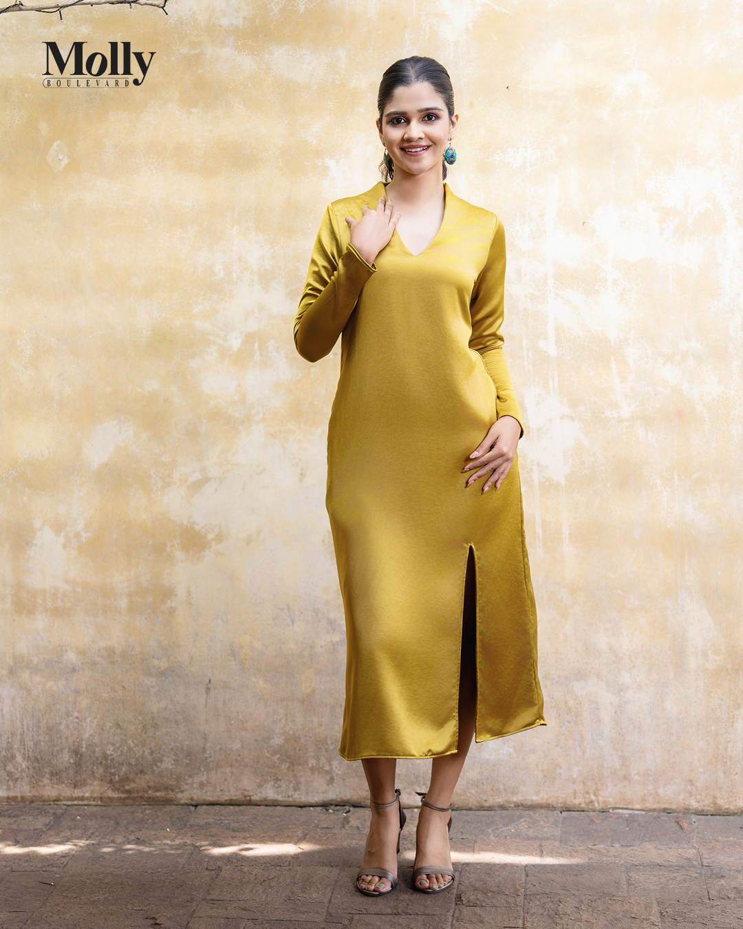 Hand emb dress