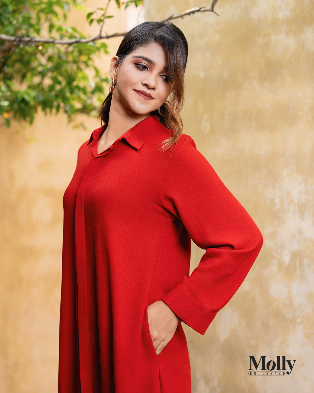 Curve Shirt Dress