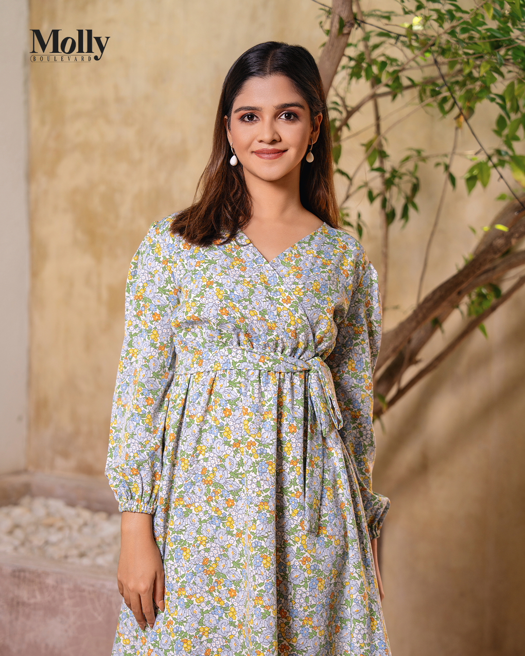 Printed cross dress