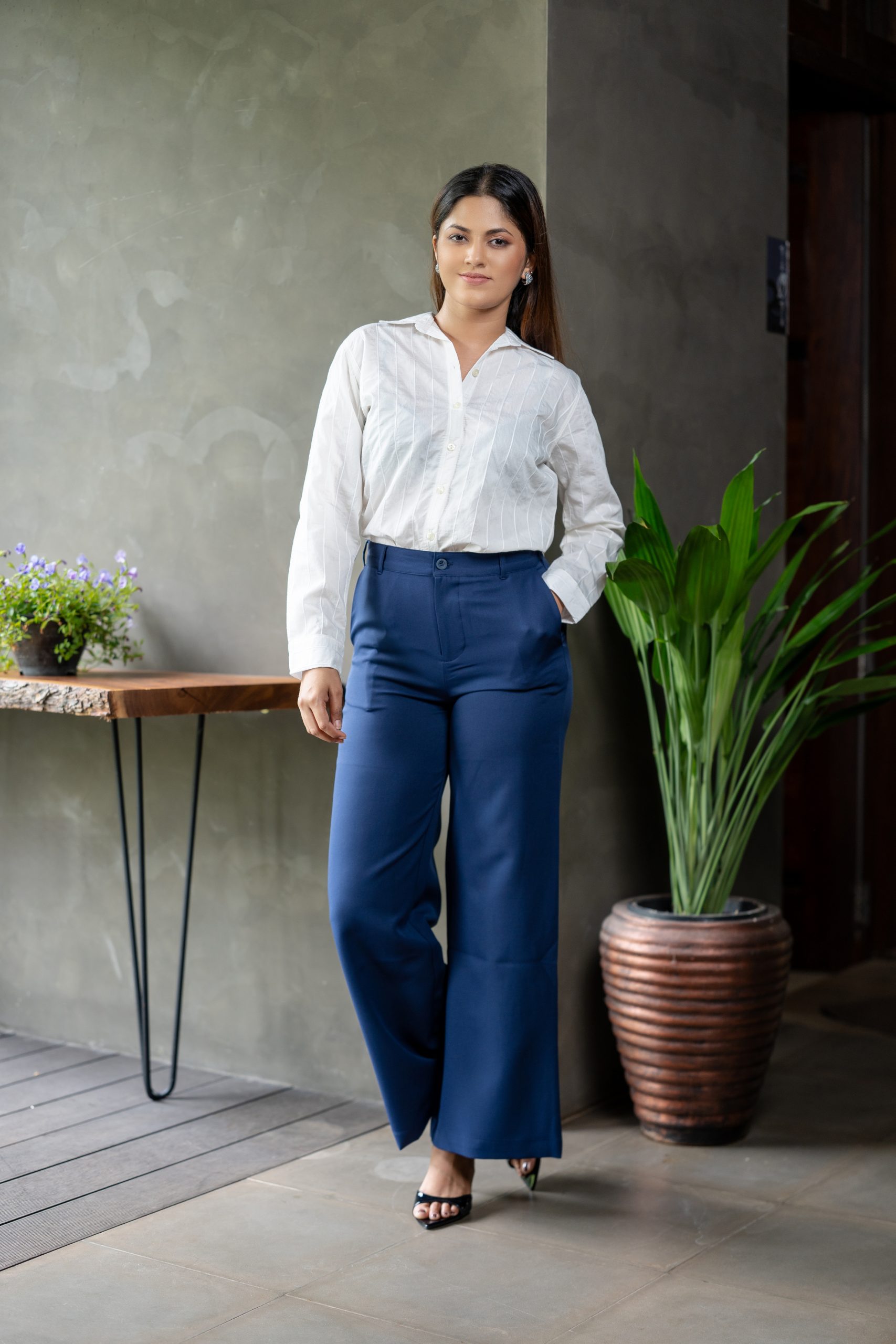 White stripe blouse  