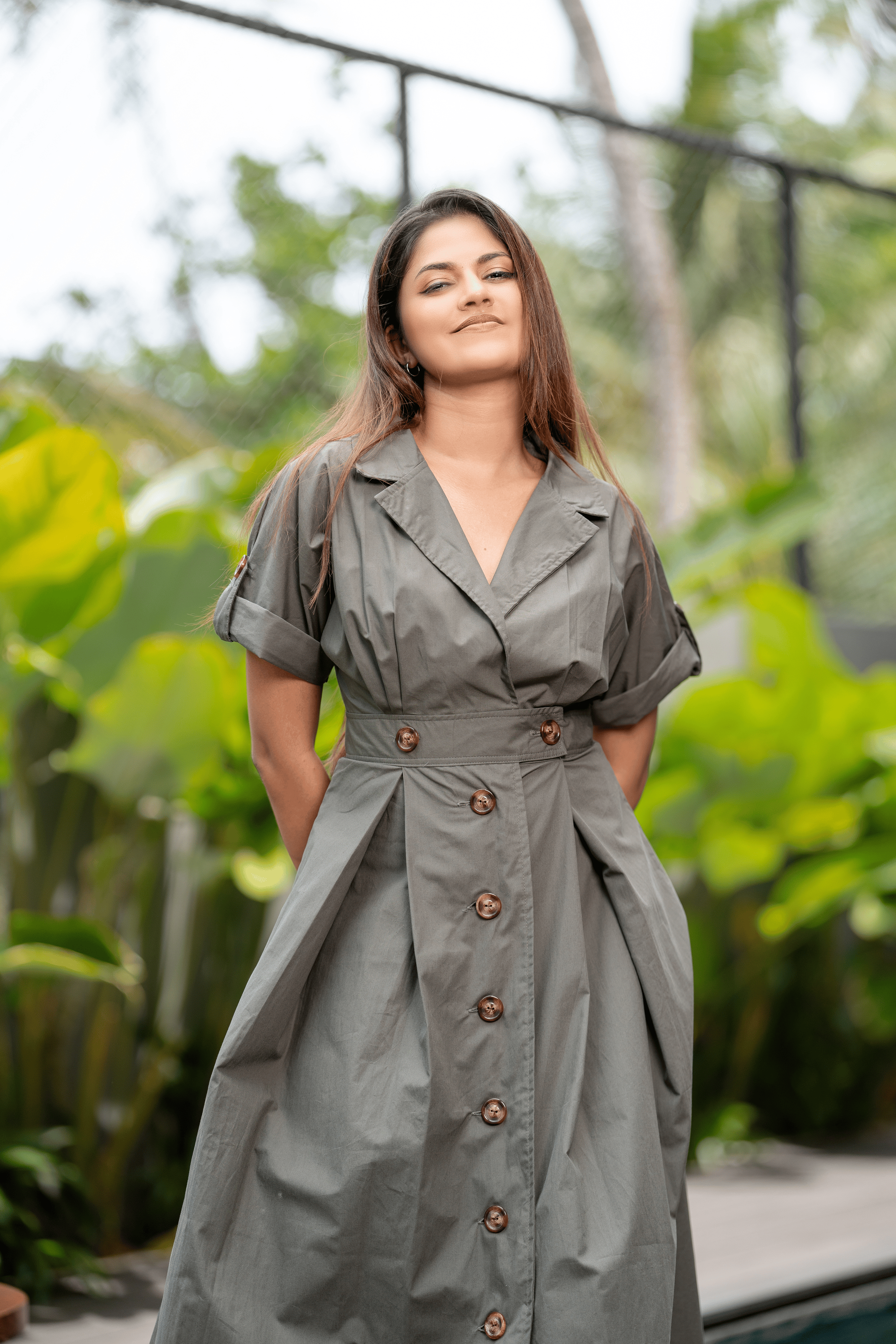 Button up Carolina dress