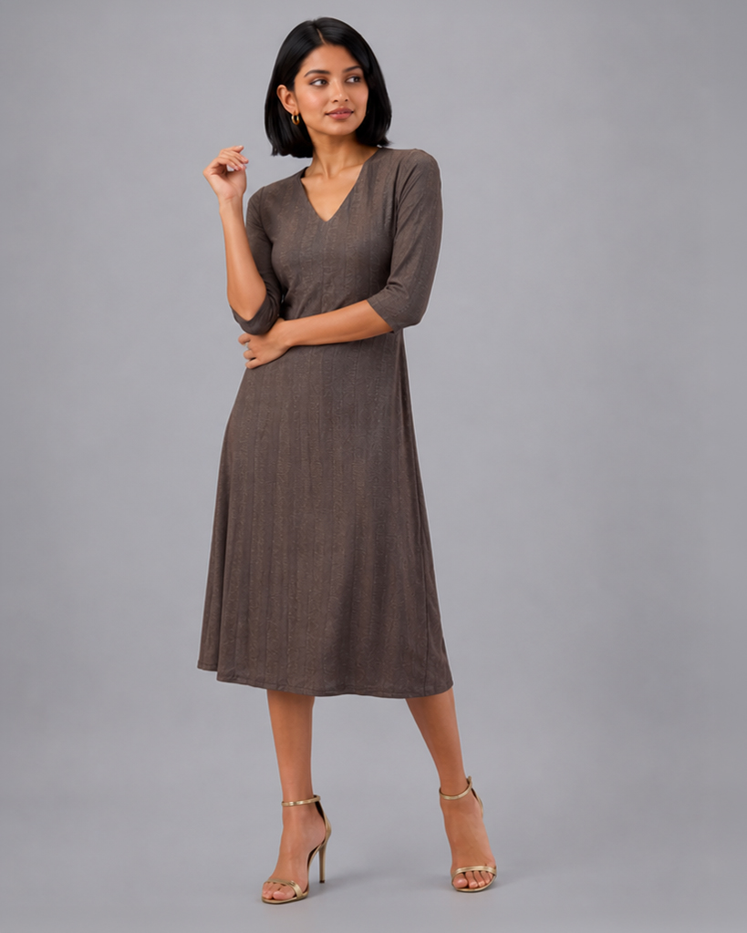 V Neck Dress