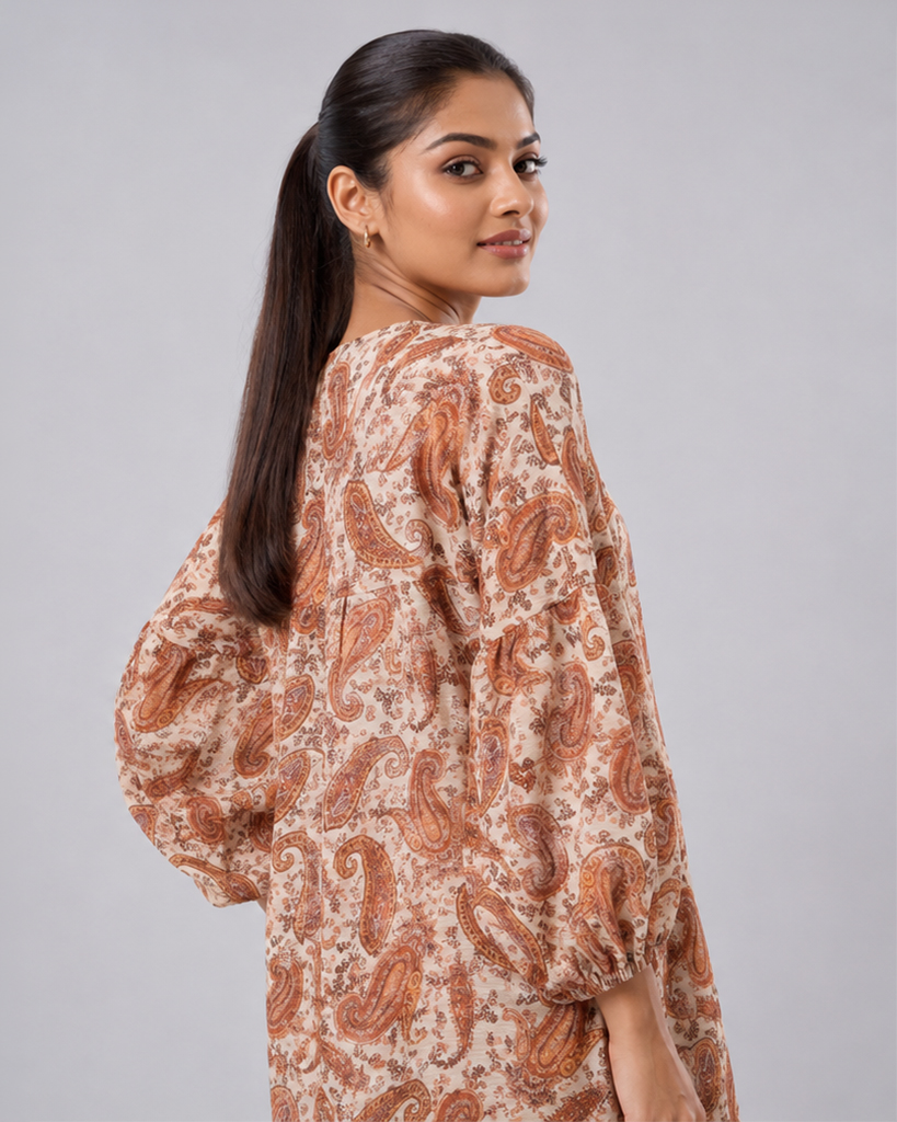 V neck Dress